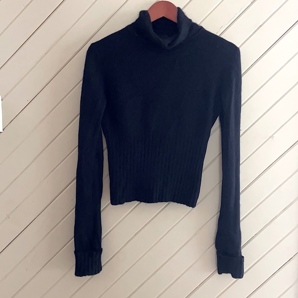 Angora turtleneck